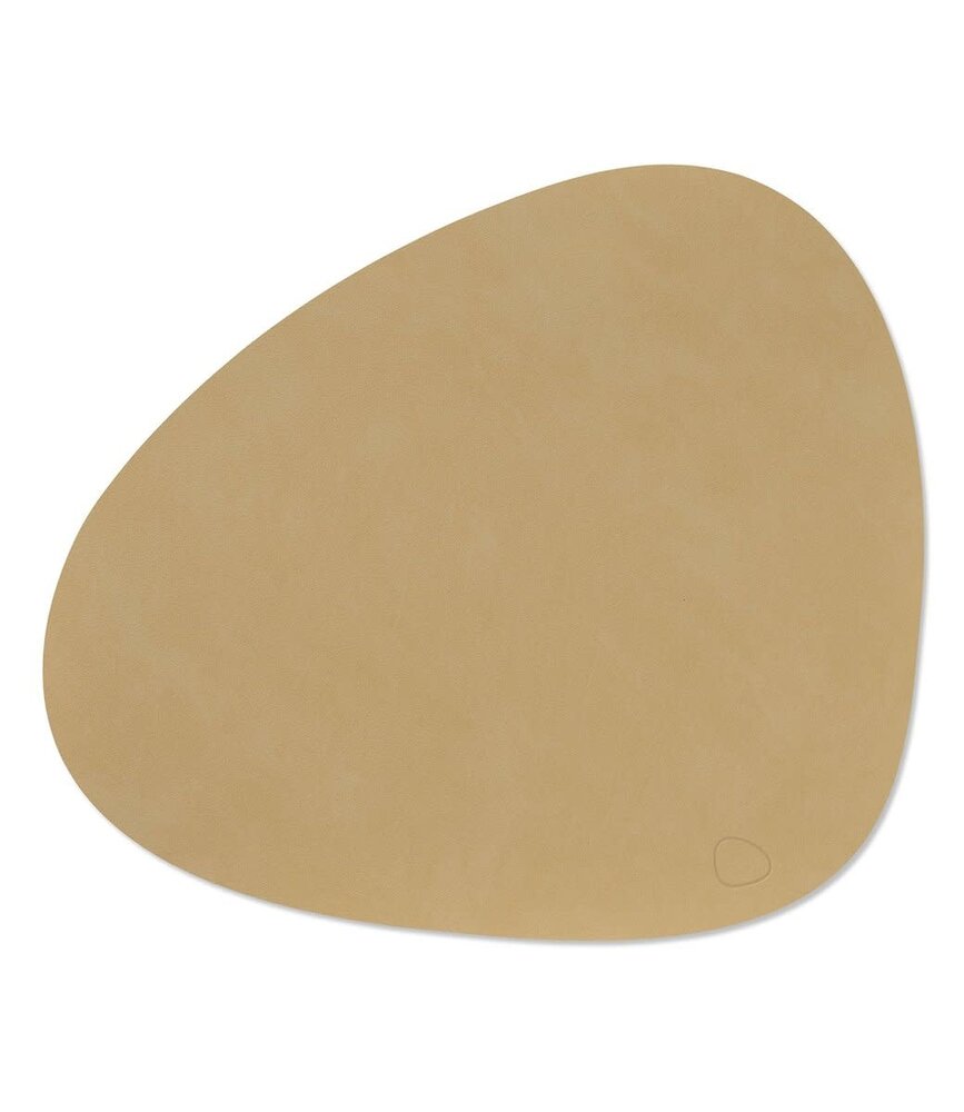 LIND DNA LIND DNA Table Mat Curve L Nupo Recycled Leather Khaki LIND DNA LIND DNA Table Mat Curve L Nupo Recycled Leather Khaki