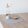 LIND DNA LIND DNA Table Mat Curve L Nupo Recycled Leather Oyster White LIND DNA LIND DNA Table Mat Curve L Nupo Recycled Leather Oyster White