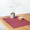LIND DNA LIND DNA Placemat Square L Nupo Gerecycled Leer rood LIND DNA LIND DNA Placemat Square L Nupo Gerecycled Leer rood