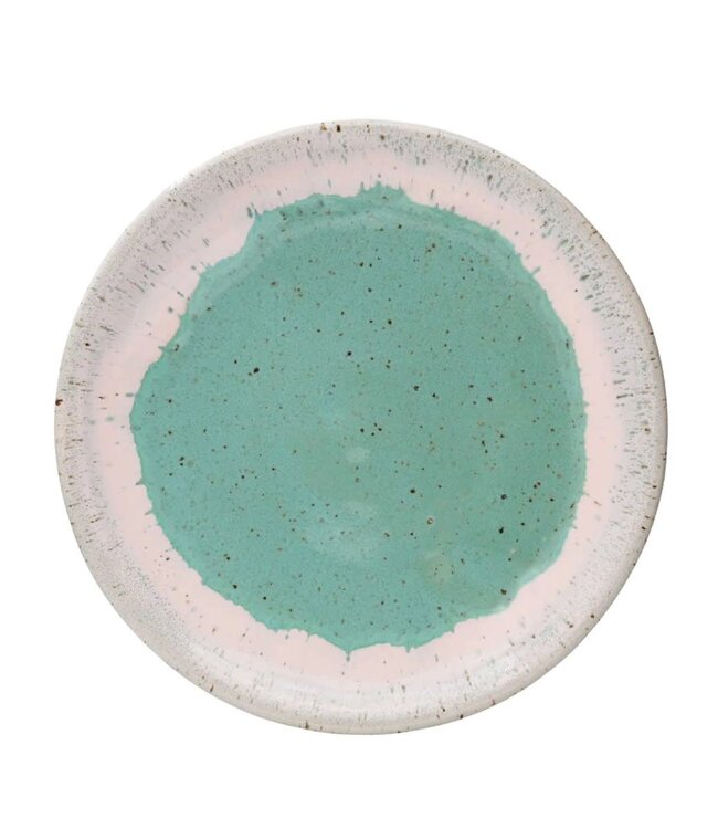 Studio Arhoj Studio Arhoj Moon Plate Pink Pistachio Ø17.5cm