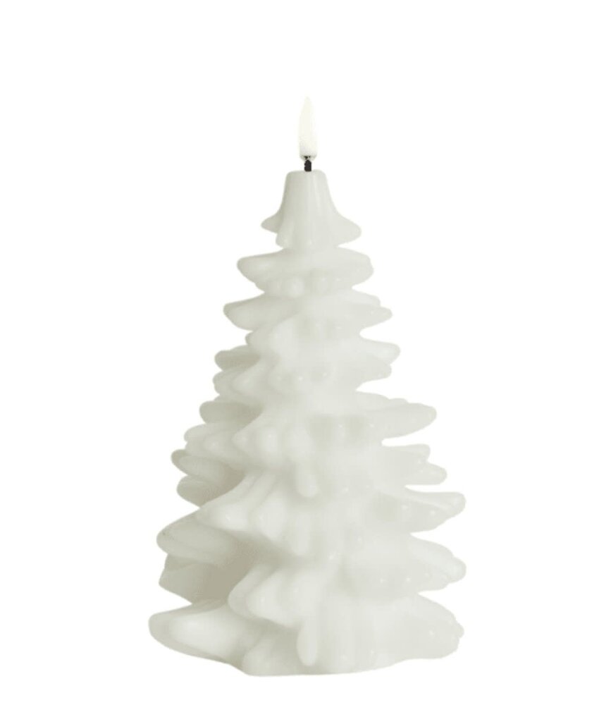 Uyuni Lighting Uyuni Lighting LED Wax Christmas Tree Nordic White (diverse formaten) Uyuni Lighting Uyuni Lighting LED Wax Christmas Tree Nordic White (diverse formaten)