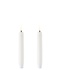 Uyuni Lighting LED Wax dinerkaars 2 stuks Ø2,3 x 15cm Nordic White Uyuni Lighting LED Wax dinerkaars 2 stuks Ø2,3 x 15cm Nordic White