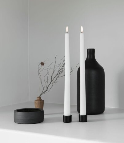 Uyuni Lighting Uyuni Kandelaar set van 2 mat zwart Uyuni Lighting Uyuni Kandelaar set van 2 mat zwart