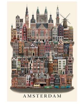 Martin Schwartz Martin Schwartz Amsterdam poster (diverse formaten) Martin Schwartz Martin Schwartz Amsterdam poster (diverse formaten)