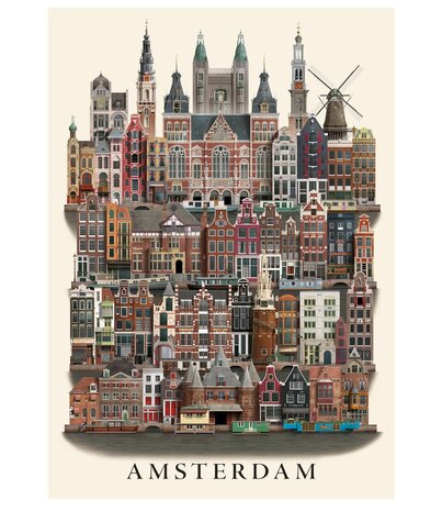 Martin Schwartz Martin Schwartz Amsterdam poster (various sizes) Martin Schwartz Martin Schwartz Amsterdam poster (various sizes)