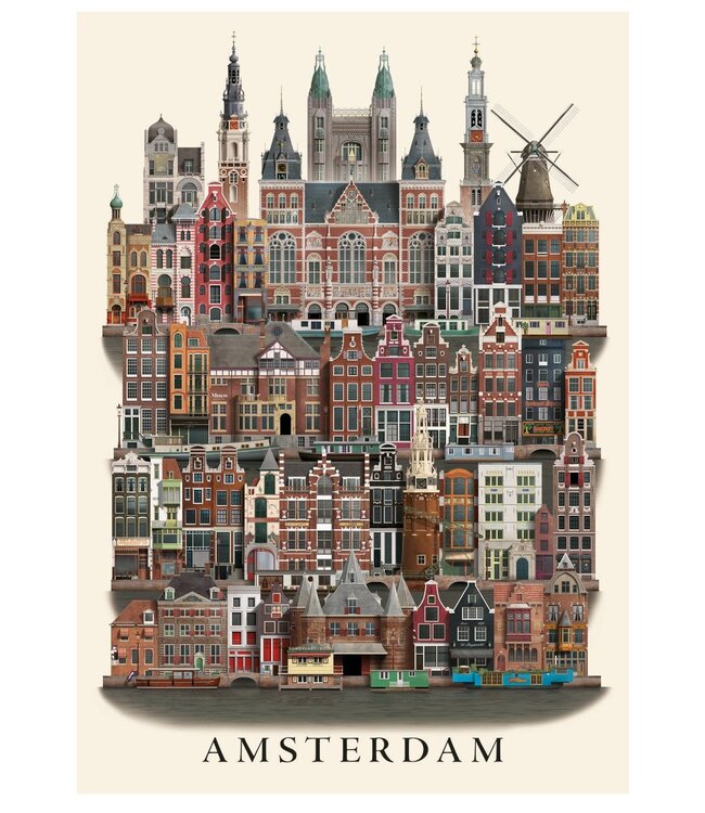 Martin Schwartz Martin Schwartz Amsterdam poster (various sizes)