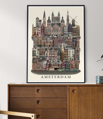Martin Schwartz Martin Schwartz Amsterdam poster (various sizes) Martin Schwartz Martin Schwartz Amsterdam poster (various sizes)
