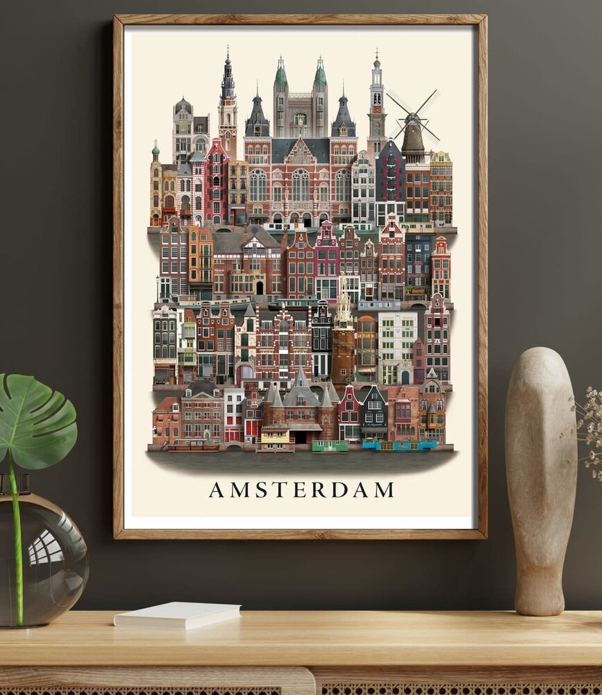 Martin Schwartz Martin Schwartz Amsterdam poster (various sizes) Martin Schwartz Martin Schwartz Amsterdam poster (various sizes)