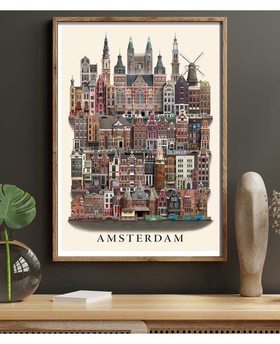 Martin Schwartz Amsterdam poster (various sizes)