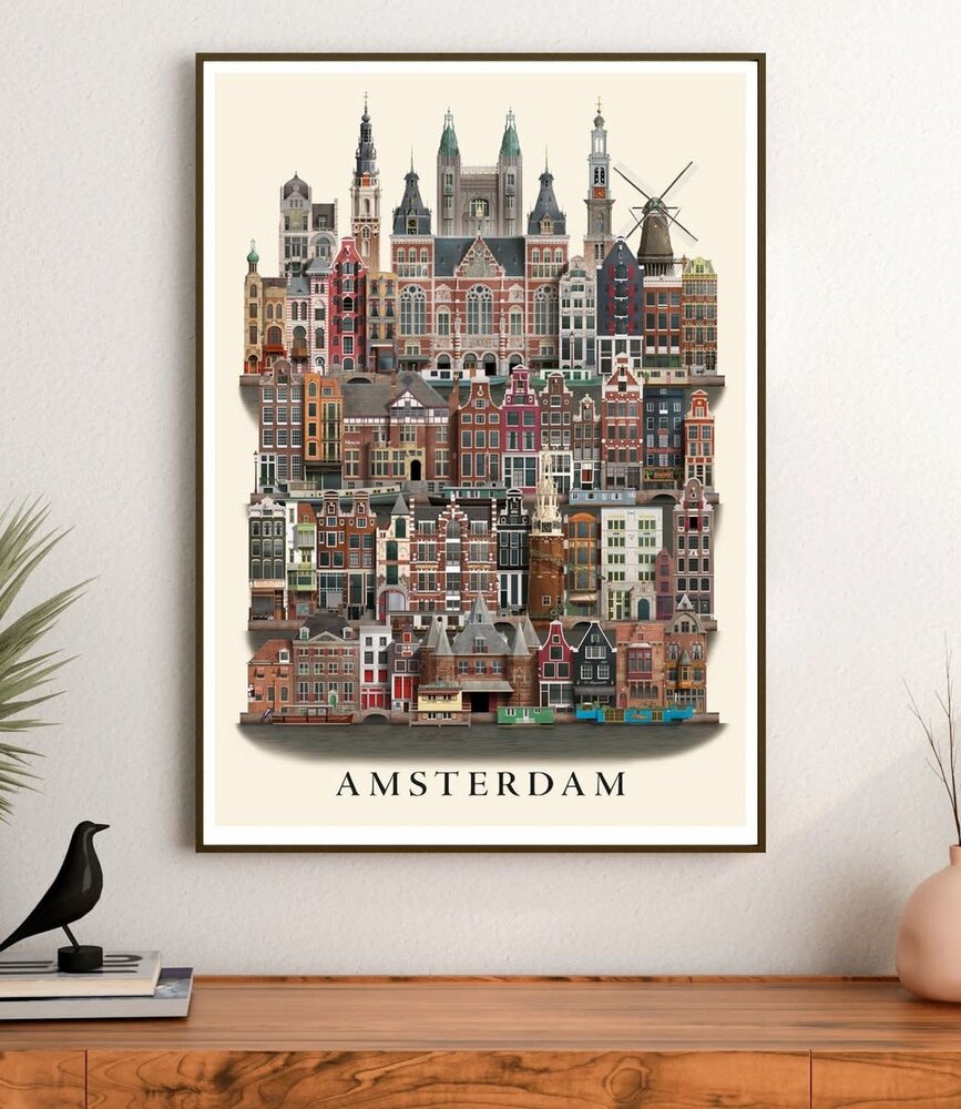 Martin Schwartz Martin Schwartz Amsterdam poster (various sizes) Martin Schwartz Martin Schwartz Amsterdam poster (various sizes)