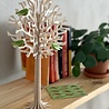 LOVI Lovi Birch wood tree 34cm with 3 green birds - natural 3D tree DIY package LOVI Lovi Birch wood tree 34cm with 3 green birds - natural 3D tree DIY package