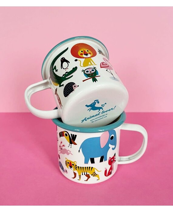 OMM design Enamel Cup Animal lover