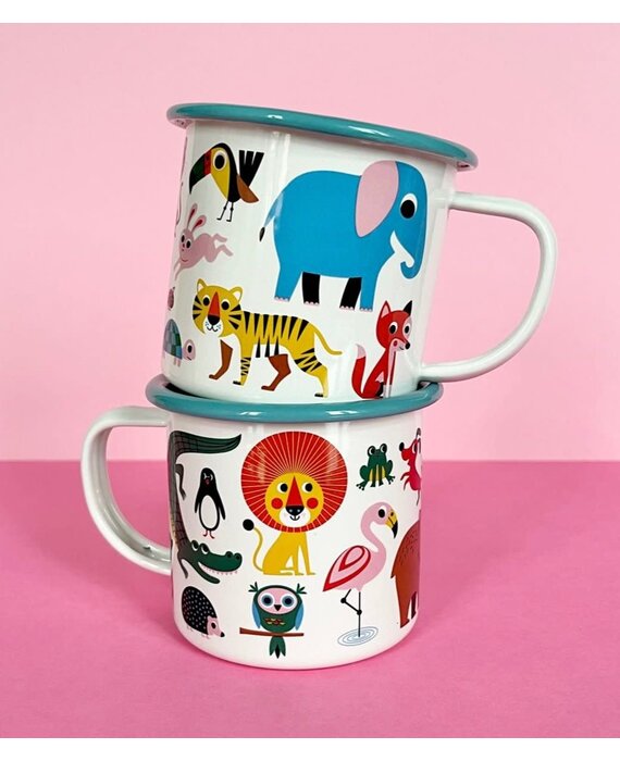 OMM design Enamel Cup Animal lover