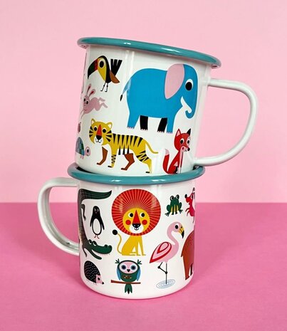 OMM Design OMM design Emaillen Beker Animal lover OMM Design OMM design Emaillen Beker Animal lover