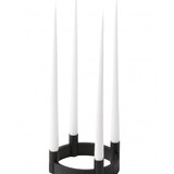 by Brorson by Brorson Circle candlestick black oak by Brorson by Brorson Circle candlestick black oak