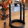 by Brorson by Brorson Circle candlestick black oak by Brorson by Brorson Circle candlestick black oak