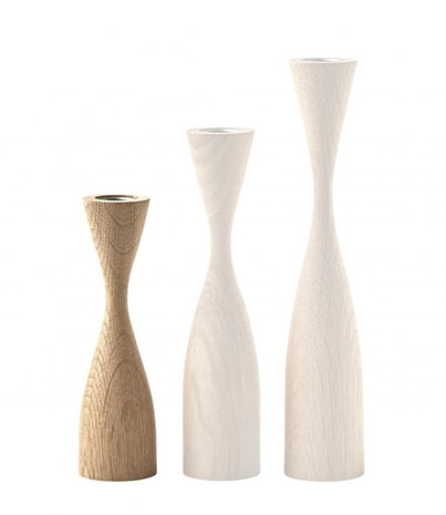 by Brorson by Brorson Shape candlestick natural oak