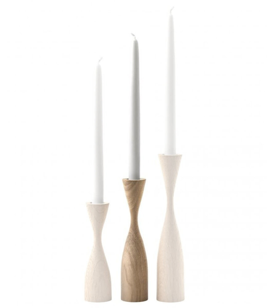 by Brorson by Brorson Shape candlestick natural oak