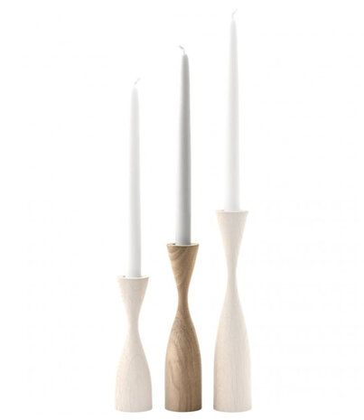 by Brorson by Brorson Shape candlestick natural oak