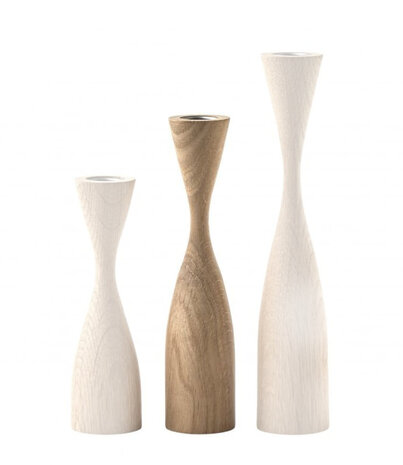 by Brorson by Brorson Shape candlestick natural oak