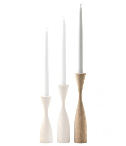 by Brorson by Brorson Shape candlestick natural oak