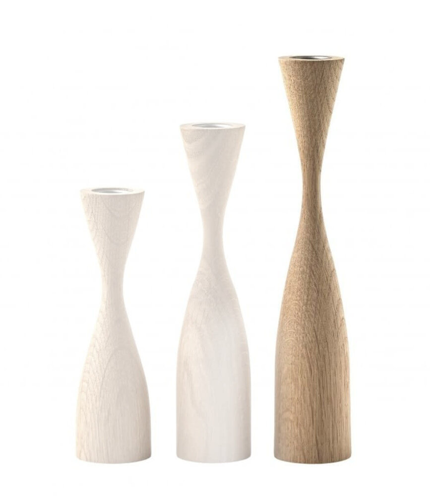 by Brorson by Brorson Shape candlestick natural oak