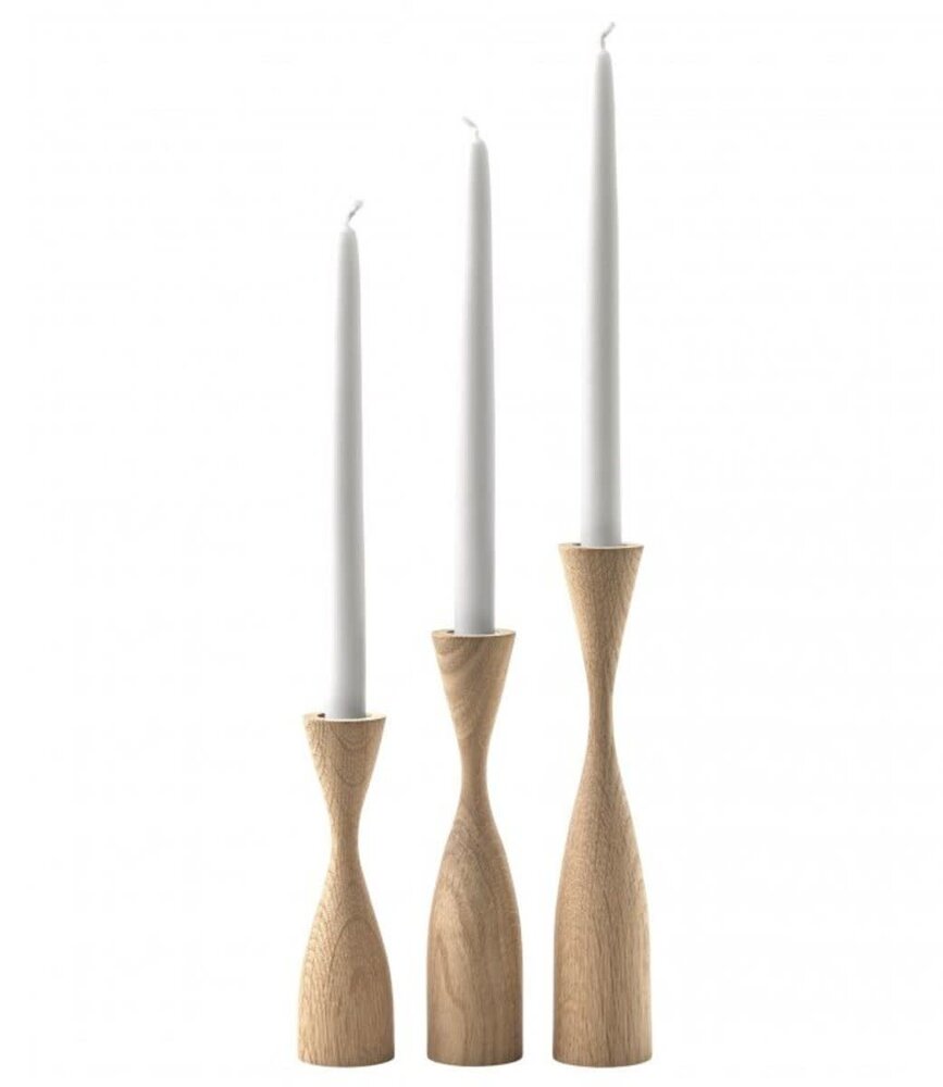 by Brorson by Brorson Shape candlestick natural oak