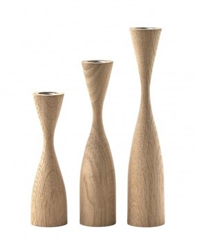 by Brorson by Brorson Shape kandelaar naturel eiken by Brorson by Brorson Shape kandelaar naturel eiken