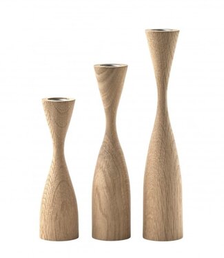 by Brorson by Brorson Shape candlestick natural oak