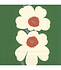 Marimekko Unikko 60-jarig Jubileum editie Papieren Servetten 33x33cm Groen Marimekko Unikko 60-jarig Jubileum editie Papieren Servetten 33x33cm Groen