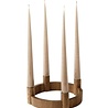 by Brorson by Brorson Circle candlestick smoked oak by Brorson by Brorson Circle candlestick smoked oak