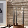 by Brorson by Brorson Circle candlestick smoked oak by Brorson by Brorson Circle candlestick smoked oak
