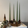 by Brorson by Brorson Circle candlestick smoked oak by Brorson by Brorson Circle candlestick smoked oak