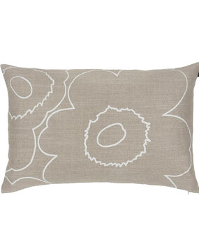 Marimekko Marimekko Unikko kussenhoes 40x60cm zand wit Marimekko Marimekko Unikko kussenhoes 40x60cm zand wit