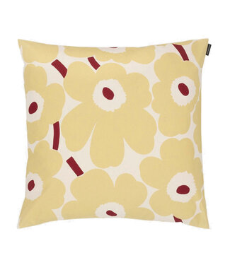 Marimekko Marimekko Pieni Unikko cushion cover 50x50cm butter yellow red