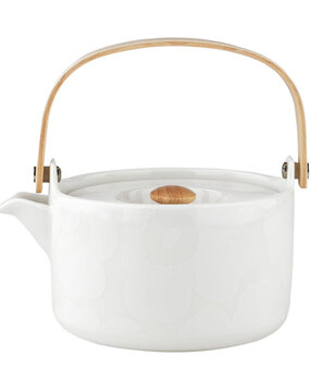 Marimekko Marimekko Unikko theepot 7dl gebroken wit dessin Marimekko Marimekko Unikko theepot 7dl gebroken wit dessin
