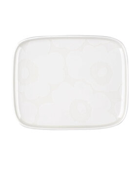 Marimekko Marimekko Unikko plate 12x15cm off-white design Marimekko Marimekko Unikko plate 12x15cm off-white design