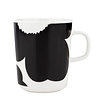 Marimekko Marimekko Iso Unikko beker 2.5 dl zwart Marimekko Marimekko Iso Unikko beker 2.5 dl zwart