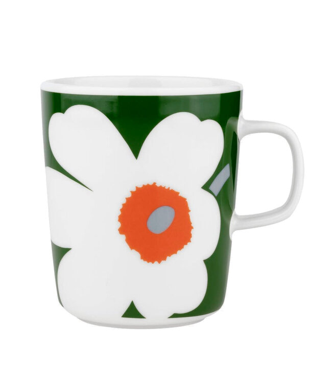 Marimekko Marimekko Unikko 60-jarig Jubileum beker 2.5 dl groen oranje