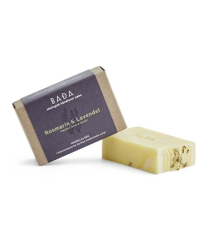 Bada Bada Organic Soap Rosemary and Lavender Organic Danish handmade soap