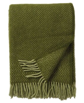 Klippan Klippan Bazaar throw made of 100% Eco Wool 130x200 Basil Green