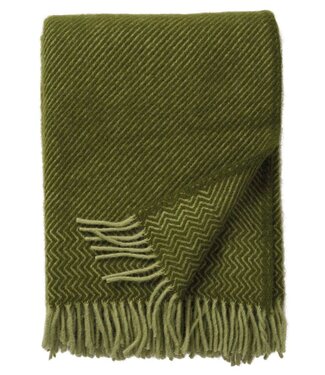 Klippan Klippan Bazaar throw made of 100% Eco Wool 130x200 Basil Green