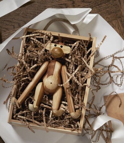 Kay Bojesen Denmark Kay Bojesen Monkey Reworked Anniversary small H19.5cm mixed wood Kay Bojesen Denmark Kay Bojesen Monkey Reworked Anniversary small H19.5cm mixed wood