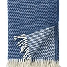 Klippan Klippan Velvet plaid 130x200 petrol of 100% lambs wool Klippan Klippan Velvet plaid 130x200 petrol of 100% lambs wool