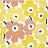 Marimekko Marimekko Mini Unikko Papieren Servetten 33x33cm geel Marimekko Marimekko Mini Unikko Papieren Servetten 33x33cm geel