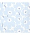Marimekko Mini Unikko Papieren Servetten 33x33cm lichtblauw Marimekko Mini Unikko Papieren Servetten 33x33cm lichtblauw