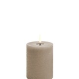 Uyuni Lighting Uyuni Lighting LED Wax stompkaars Ø7,8 x 10cm met gesmolten midden Rustiek Sandstone Uyuni Lighting Uyuni Lighting LED Wax stompkaars Ø7,8 x 10cm met gesmolten midden Rustiek Sandstone