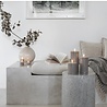 Uyuni Lighting Uyuni Lighting LED Wax pillar candle Ø7.8 x 10cm with melted center Sandstone Uyuni Lighting Uyuni Lighting LED Wax pillar candle Ø7.8 x 10cm with melted center Sandstone