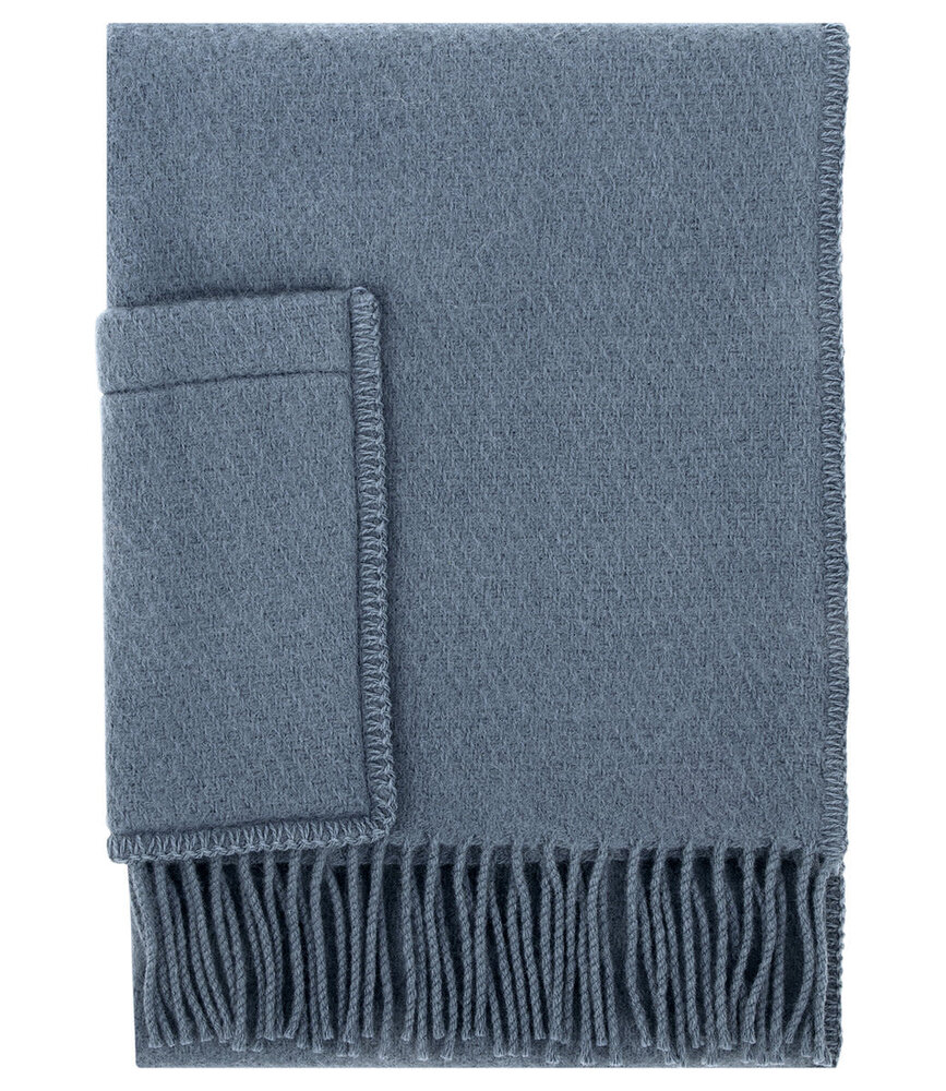 Lapuan Kankurit Lapuan Kankurit Uni woolen wrap scarf with pockets 60x170 Rainy Blue Lapuan Kankurit Lapuan Kankurit Uni woolen wrap scarf with pockets 60x170 Rainy Blue