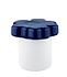 Marimekko Unikko storage jar 60th anniversary collector's item 6.5x15.5cm white-dark blue Marimekko Unikko storage jar 60th anniversary collector's item 6.5x15.5cm white-dark blue